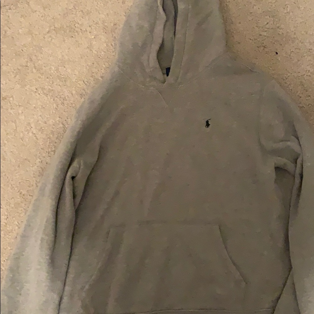 Gray Polo Hoodie!!